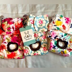 NWT Cute bone female reusable dog diapers. Pack of 3.